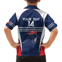 Custom France Football Family Matching Summer Maxi Dress and Hawaiian Shirt Summer 2024 Les Bleues - Wonder Print Shop