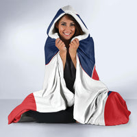 Custom France Football Hooded Blanket Summer 2024 Olympic Les Bleues