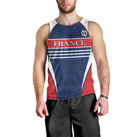 Custom France Football Men Tank Top Summer 2024 Les Bleues - Wonder Print Shop