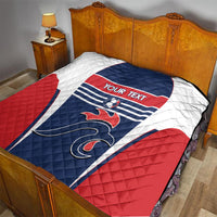 Custom France Football Quilt Summer 2024 Les Bleues - Wonder Print Shop
