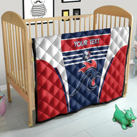 Custom France Football Quilt Summer 2024 Les Bleues - Wonder Print Shop