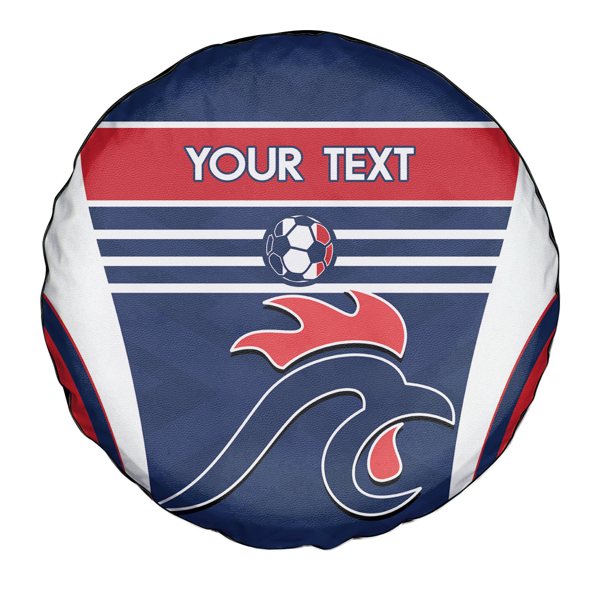 Custom France Football Spare Tire Cover Summer 2024 Les Bleues - Wonder Print Shop