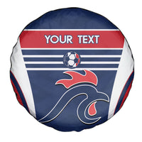 Custom France Football Spare Tire Cover Summer 2024 Les Bleues - Wonder Print Shop