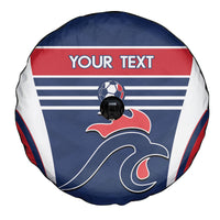 Custom France Football Spare Tire Cover Summer 2024 Les Bleues - Wonder Print Shop