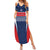 Custom France Football Summer Maxi Dress Summer 2024 Les Bleues - Wonder Print Shop