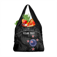 Custom New Zealand Silver Fern Football Grocery Bag Summer 2024 Olympic Go Aotearoa