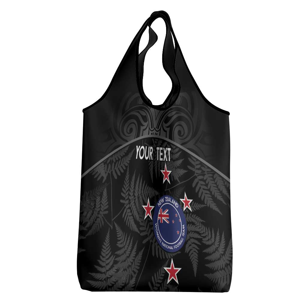 Custom New Zealand Silver Fern Football Grocery Bag Summer 2024 Olympic Go Aotearoa