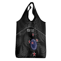 Custom New Zealand Silver Fern Football Grocery Bag Summer 2024 Olympic Go Aotearoa