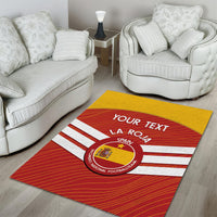 Custom Spain Football Area Rug Summer 2024 La Roja - Wonder Print Shop