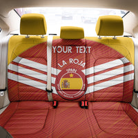 Custom Spain Football Back Car Seat Cover Summer 2024 La Roja - Wonder Print Shop