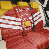 Custom Spain Football Back Car Seat Cover Summer 2024 La Roja - Wonder Print Shop