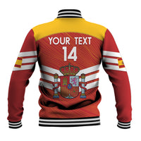 Custom Spain Football Baseball Jacket Summer 2024 La Roja - Wonder Print Shop