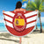 Custom Spain Football Beach Blanket Summer 2024 La Roja - Wonder Print Shop