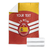 Custom Spain Football Blanket Summer 2024 Olympic La Roja