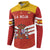 Custom Spain Football Button Sweatshirt Summer 2024 La Roja - Wonder Print Shop
