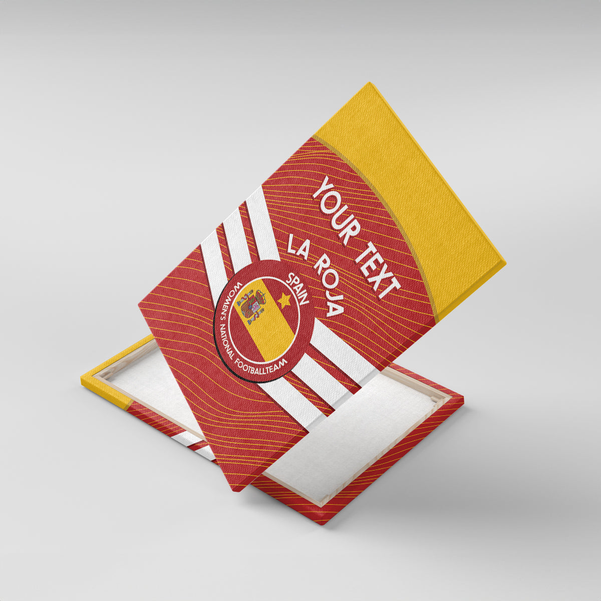 Custom Spain Football Canvas Wall Art Summer 2024 La Roja - Wonder Print Shop