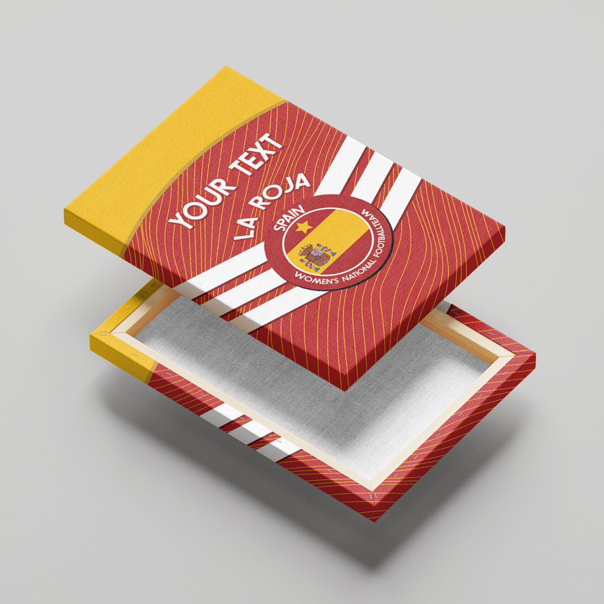 Custom Spain Football Canvas Wall Art Summer 2024 La Roja - Wonder Print Shop