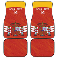 Custom Spain Football Car Mats Summer 2024 La Roja - Wonder Print Shop