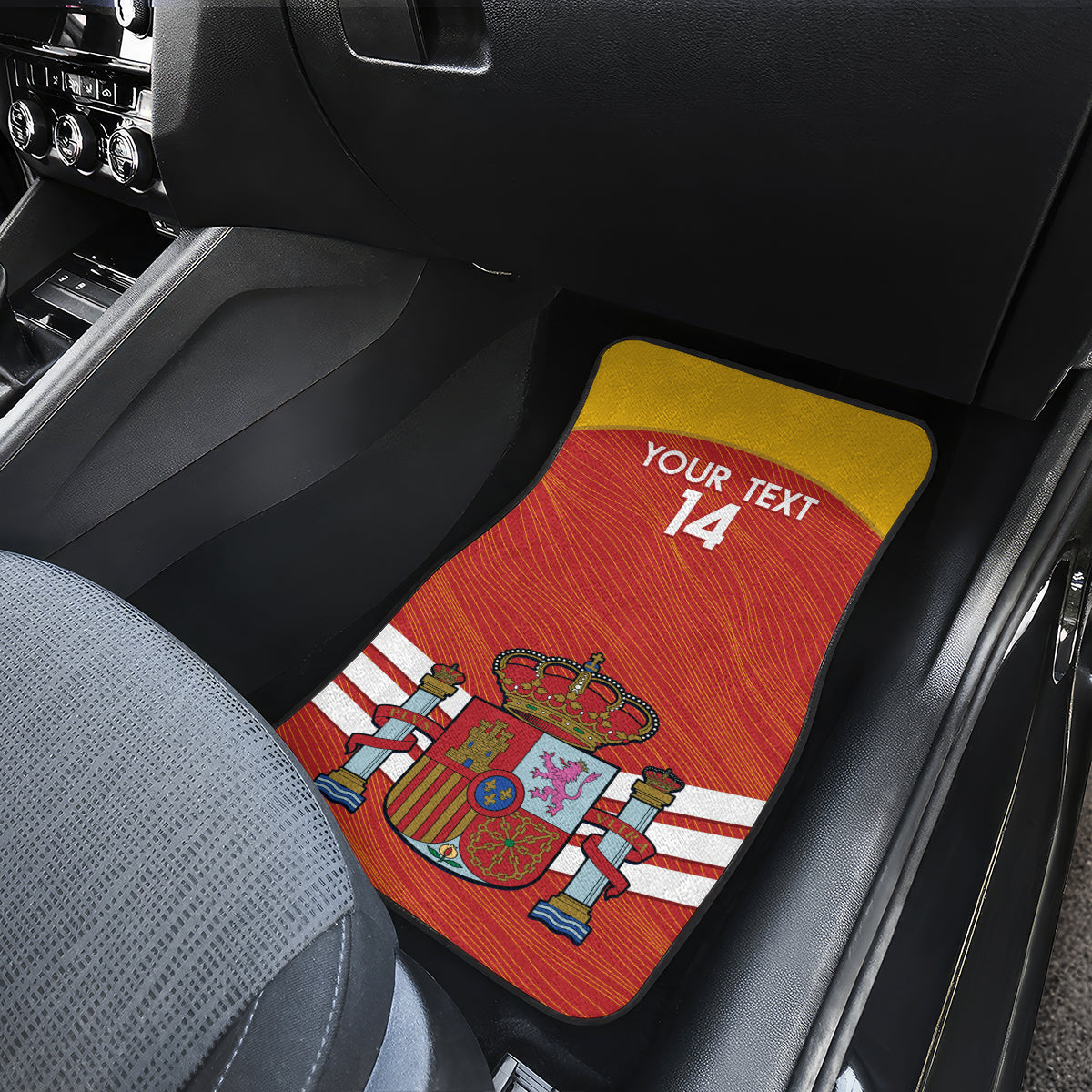 Custom Spain Football Car Mats Summer 2024 La Roja - Wonder Print Shop