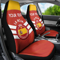 Custom Spain Football Car Seat Cover Summer 2024 La Roja - Wonder Print Shop