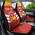 Custom Spain Football Car Seat Cover Summer 2024 La Roja - Wonder Print Shop