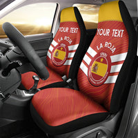 Custom Spain Football Car Seat Cover Summer 2024 La Roja - Wonder Print Shop
