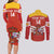 Custom Spain Football Couples Matching Long Sleeve Bodycon Dress and Long Sleeve Button Shirt Summer 2024 La Roja - Wonder Print Shop