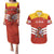 Custom Spain Football Couples Matching Puletasi and Hawaiian Shirt Summer 2024 La Roja - Wonder Print Shop