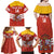 Custom Spain Football Family Matching Off Shoulder Maxi Dress and Hawaiian Shirt Summer 2024 La Roja - Wonder Print Shop