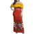 Custom Spain Football Family Matching Off Shoulder Maxi Dress and Hawaiian Shirt Summer 2024 La Roja - Wonder Print Shop