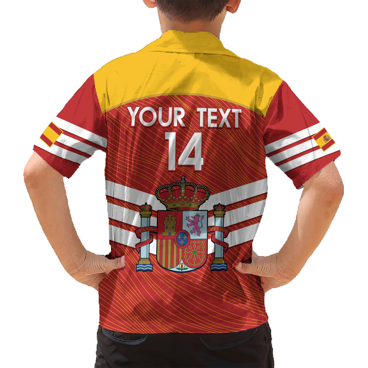 Custom Spain Football Family Matching Short Sleeve Bodycon Dress and Hawaiian Shirt Summer 2024 La Roja - Wonder Print Shop
