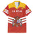 Custom Spain Football Family Matching Short Sleeve Bodycon Dress and Hawaiian Shirt Summer 2024 La Roja - Wonder Print Shop