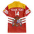 Custom Spain Football Family Matching Short Sleeve Bodycon Dress and Hawaiian Shirt Summer 2024 La Roja - Wonder Print Shop