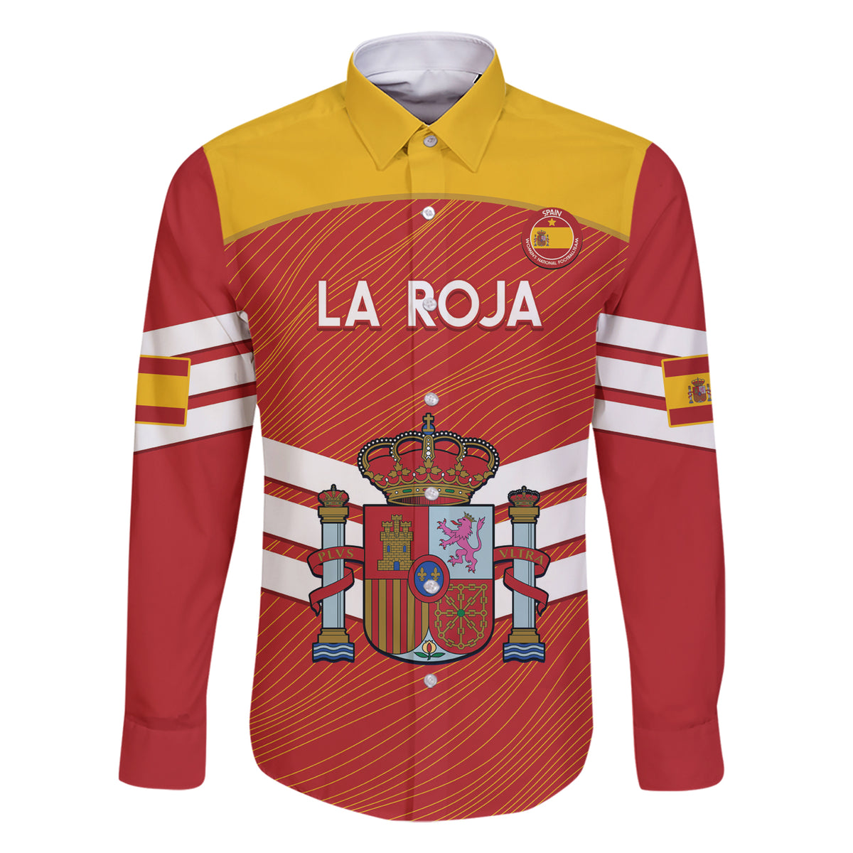 Custom Spain Football Family Matching Short Sleeve Bodycon Dress and Hawaiian Shirt Summer 2024 La Roja - Wonder Print Shop