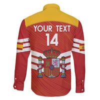 Custom Spain Football Family Matching Short Sleeve Bodycon Dress and Hawaiian Shirt Summer 2024 La Roja - Wonder Print Shop