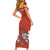 Custom Spain Football Family Matching Short Sleeve Bodycon Dress and Hawaiian Shirt Summer 2024 La Roja - Wonder Print Shop