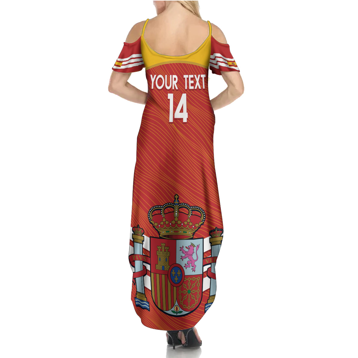 Custom Spain Football Family Matching Summer Maxi Dress and Hawaiian Shirt Summer 2024 La Roja - Wonder Print Shop