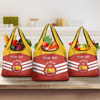 Custom Spain Football Grocery Bag Summer 2024 Olympic La Roja