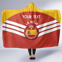 Custom Spain Football Hooded Blanket Summer 2024 Olympic La Roja