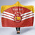 Custom Spain Football Hooded Blanket Summer 2024 Olympic La Roja