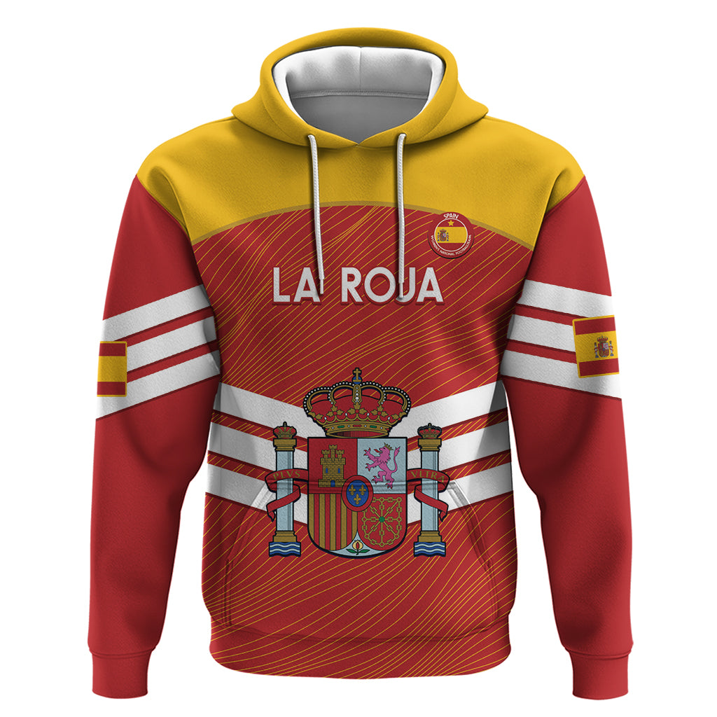 Custom Spain Football Hoodie Summer 2024 La Roja - Wonder Print Shop