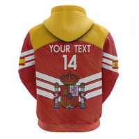Custom Spain Football Hoodie Summer 2024 La Roja - Wonder Print Shop