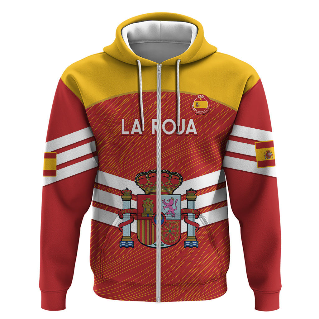 Custom Spain Football Hoodie Summer 2024 La Roja - Wonder Print Shop