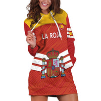 Custom Spain Football Hoodie Dress Summer 2024 La Roja - Wonder Print Shop