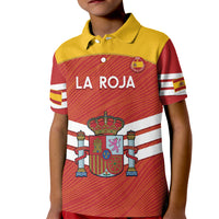 Custom Spain Football Kid Polo Shirt Summer 2024 La Roja - Wonder Print Shop
