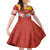 Custom Spain Football Kid Short Sleeve Dress Summer 2024 La Roja - Wonder Print Shop