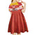 Custom Spain Football Kid Short Sleeve Dress Summer 2024 La Roja - Wonder Print Shop