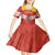 Custom Spain Football Kid Short Sleeve Dress Summer 2024 La Roja - Wonder Print Shop