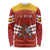 Custom Spain Football Long Sleeve Shirt Summer 2024 La Roja - Wonder Print Shop