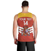 Custom Spain Football Men Tank Top Summer 2024 La Roja - Wonder Print Shop